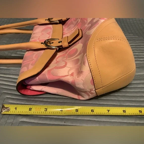 Y2K Vintage Coach Pink Satchel Handbag - Picture 8 of 9